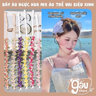 Dây Áo Ngực Hoa Nhí Nhiều Màu Hot Trend, Mix Áo Trễ Vai Siêu Xinh, Phụ Kiện Phối Đồ 2 Dây Tiện Lợi