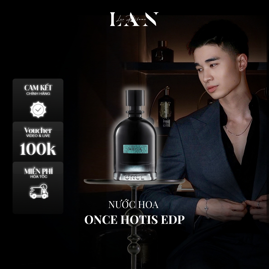 [LAN] Nước Hoa Unisex Once Hotis EDP 100ml Fullbox