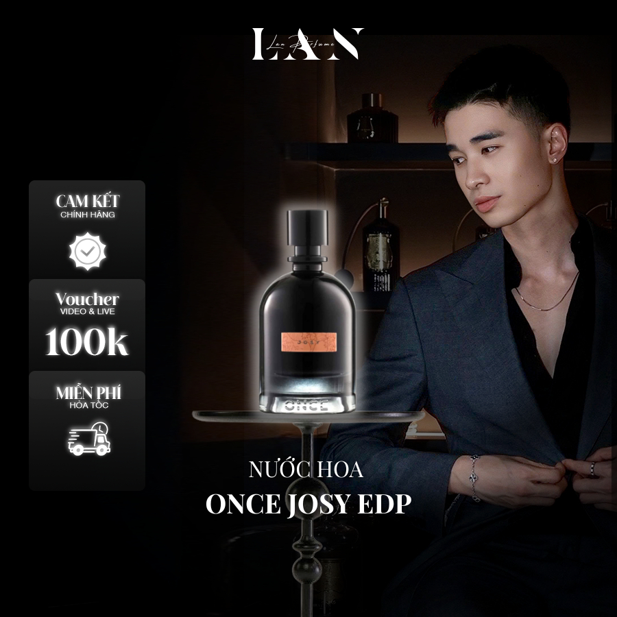 [LAN] Nước hoa Unisex Once Josy EDP 100ml Fullbox