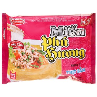Thùng 24 gói miến Phú Hương thịt bằm 55g