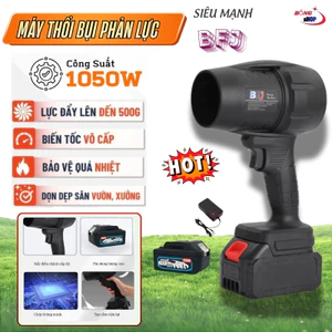 Máy Thổi Phản Lực BFJ Siêu Mạnh Công Suất Lớn, Máy Thổi Bụi Không Dây Động Cơ Lõi Đồng Thổi Bụi Don Dẹp Lá Rác Hiệu Quả