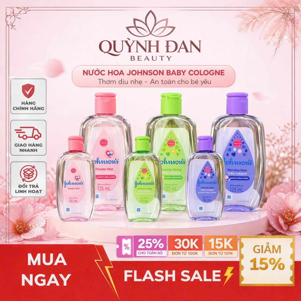 Nước hoa Johnson’s Baby 50ML/125ML