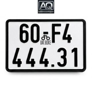 Tem Dán Biển Số Logo Dat Bike UV 3D Cao Cấp – Decal Trang Trí Xe Điện Siêu Bền Dễ Dán