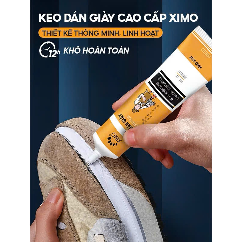 Keo Dán Giày Nhiệt Super Glue XIMO 110ml Siêu Dính Cao Cấp, Chống Nước Tốt KDG07