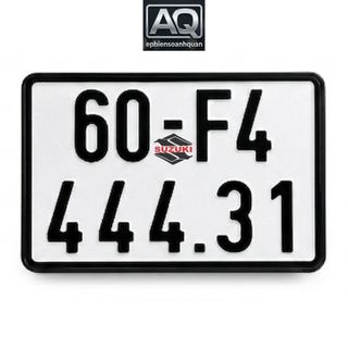 Tem Dán Biển Số Logo Suzuki UV 3D Cao Cấp – Decal Trang Trí Xe Máy Siêu Bền Dễ Dán
