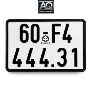 Tem Dán Biển Số Logo Vespa Piaggio UV 3D Cao Cấp – Decal Trang Trí Xe Máy Siêu Bền Dễ Dán