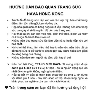 Nhẫn Nữ Titan Đính Đá Đỏ Cao Cấp Xi Mạ Vàng 24K Sang Trọng - Trang Sức Hava - HVN08