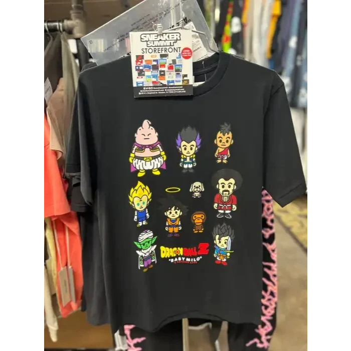 [Full Tag] Áo Thun Bape Dragon Ball Z & Baby Milo - 100% Cotton 250GSM Cao Cấp