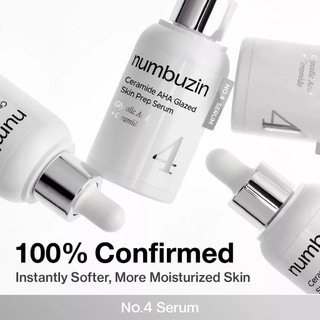 Toner numbuzin No.4 Hydrating Glow Mineral 200ml/Serum numbuzin No.4 Ceramide AHA Glazed Skin Prep