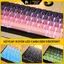 Keycap xuyên led sideprint Black Pink gradient nhựa pbt doubleshot dùng cho mạch xuôi