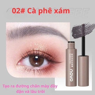 Mascara NOVO Chống Thấm Nước Không Phai Màu Trang Điểm Tự Nhiên Lâu Trôi