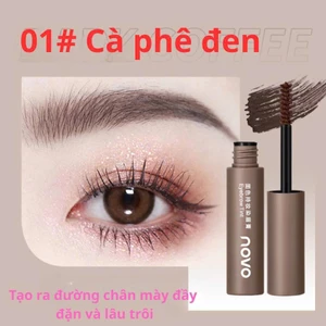 Mascara NOVO Chống Thấm Nước Không Phai Màu Trang Điểm Tự Nhiên Lâu Trôi