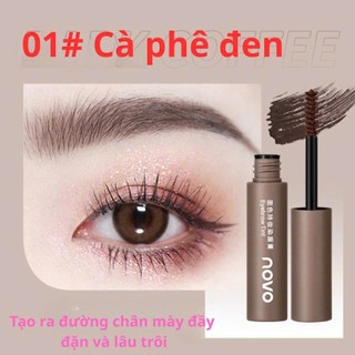 Mascara NOVO Chống Thấm Nước Không Phai Màu Trang Điểm Tự Nhiên Lâu Trôi