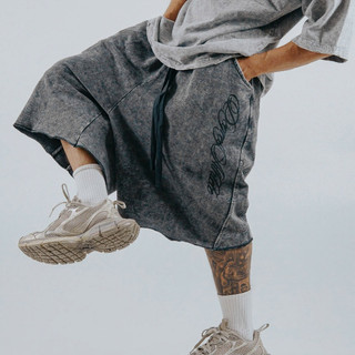 Quần lửng chân cua WAX XÁM Degrey ATHLETE short pant - SHOWAXATH