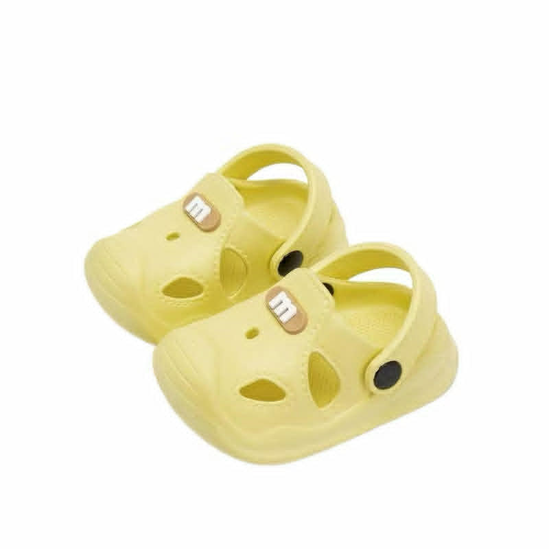 Dép Trẻ Em, Dép Sục Sticker Gấu Chữ M Chất Liệu EVA Siêu Nhẹ Có Quai Chống Trơn Trượt Cho Bé Trai Bé GáI( Mẫu Hot)