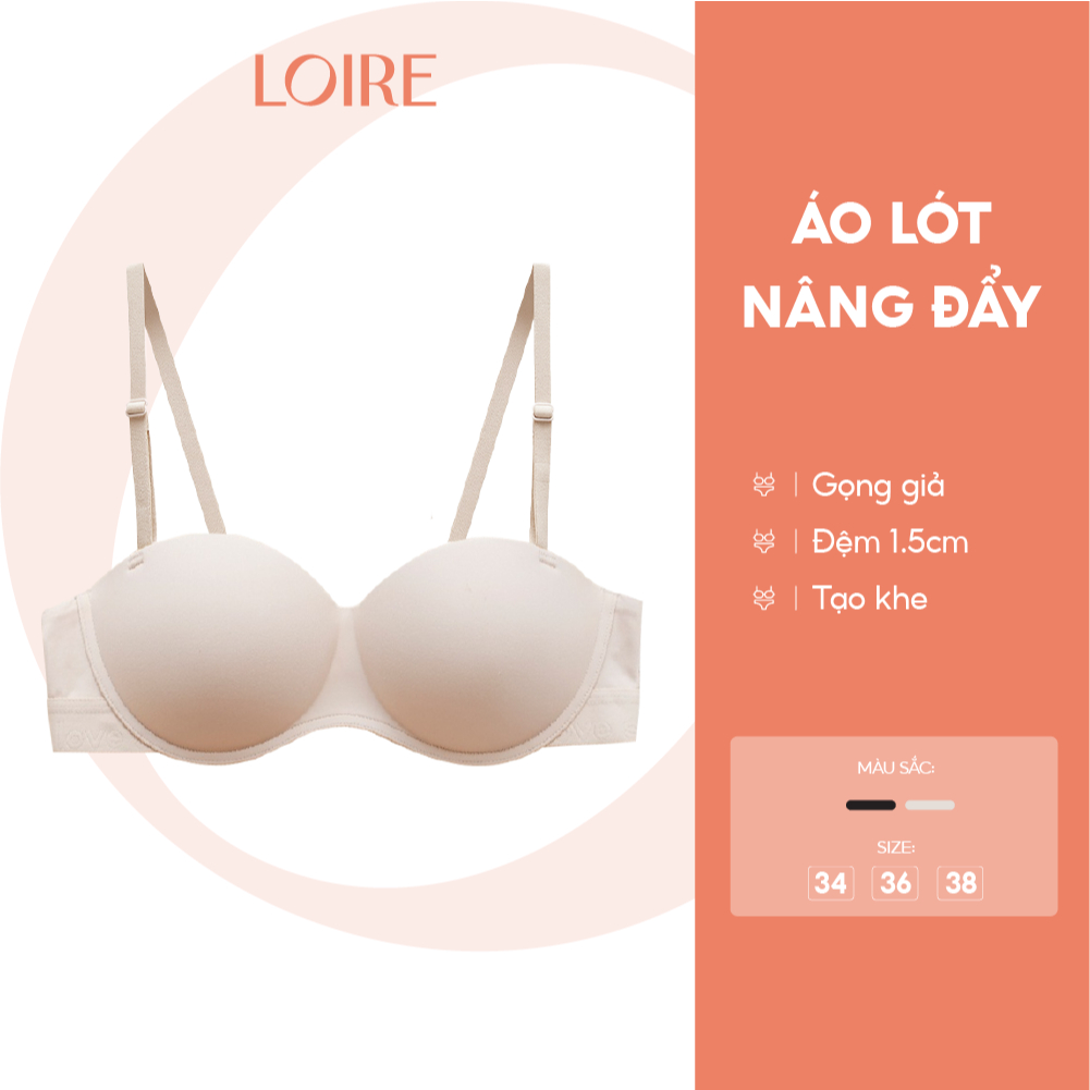 Áo Lót Cup Ngang Đệm Vừa Gom Và Nâng Ngực Loirechic BRNC184