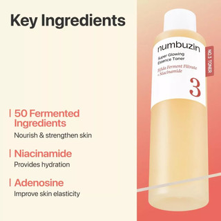 Serum Numbuzin No.3 30ml/Kem Dưỡng Numbuzin No.3/Nước Hoa Hồng Numbuzin No.3/Kem Nâng Tông