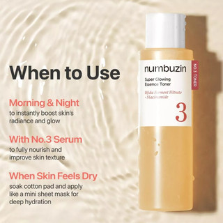 Serum Numbuzin No.3 30ml/Kem Dưỡng Numbuzin No.3/Nước Hoa Hồng Numbuzin No.3/Kem Nâng Tông