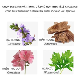 Tinh dầu ngủ ngon KUIHUA 10ml dạng lăn - Hỗ trợ thư giãn, dễ ngủ, giảm căng thẳng