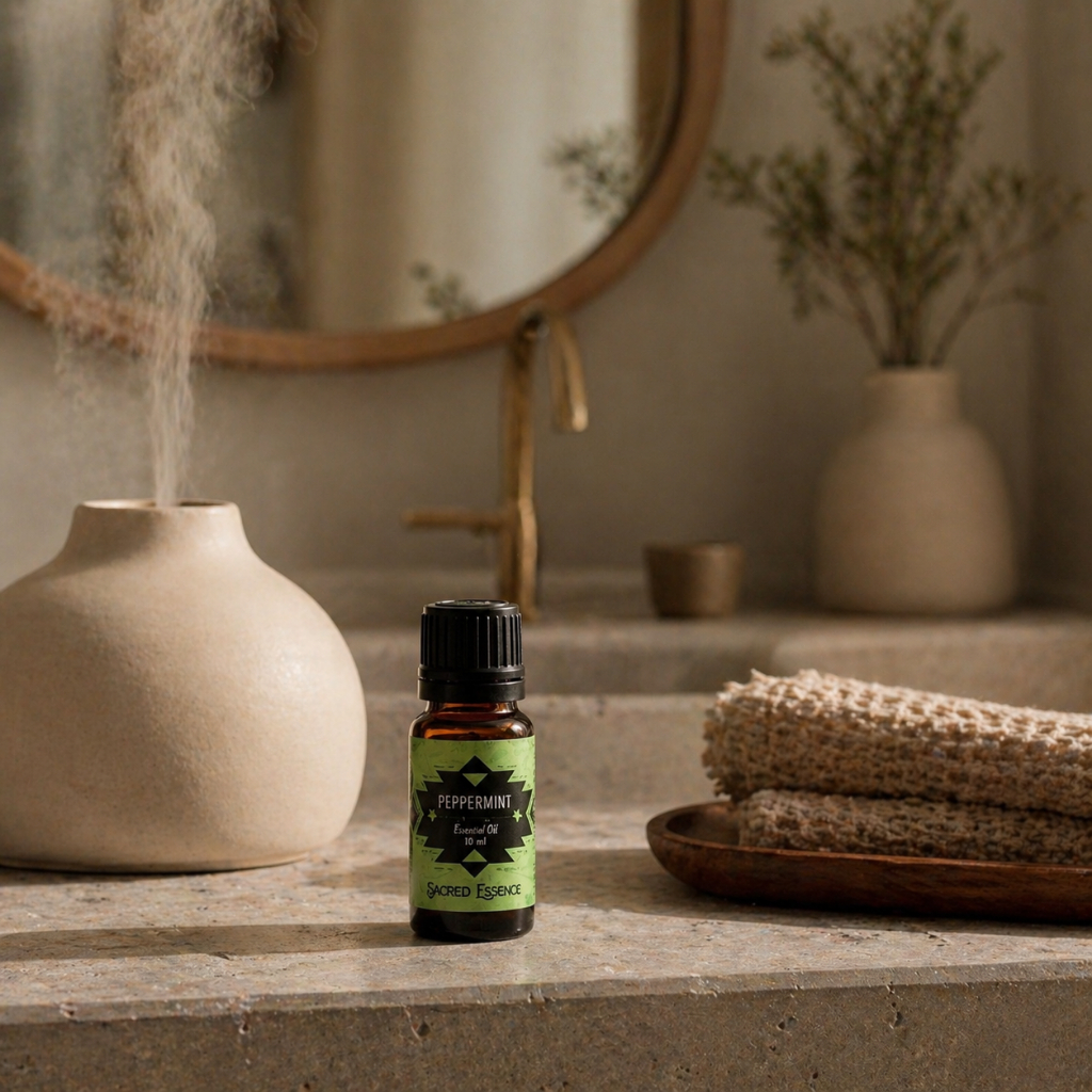 Tinh Dầu Bạc Hà Hữu Cơ Nguyên Chất USA | Khuếch Tán Sauna Thoa Da Giảm Đau Đầu | Peppermint Oil