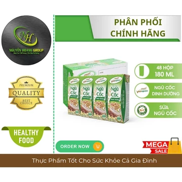 Thức uống ngũ cốc dinh dưỡng Việt Ngũ Cốc 180ml
