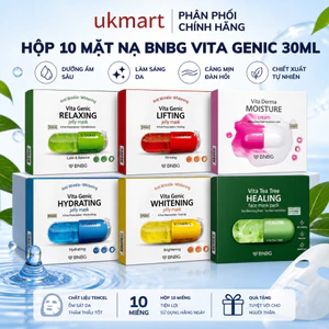 Combo 10 Mặt Nạ BNBG Dưỡng Trắng, Cấp Ẩm Sâu Và Phục Hồi Da Đa Dạng Loại