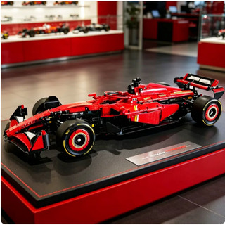 Đồ chơi lắp ráp chính hãng Đan Mạch TECHNIC 42207 - Ferrari SF-24 F1 Car, , kích thước siêu cỡ 61cm, khung ổn định + sơn