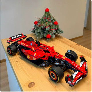 Đồ chơi lắp ráp chính hãng Đan Mạch TECHNIC 42207 - Ferrari SF-24 F1 Car, , kích thước siêu cỡ 61cm, khung ổn định + sơn