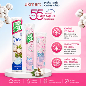 Bông Tẩy Trang IPEK Thổ Nhĩ Kỳ Mềm Mịn 100% Cotton