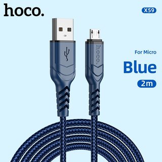 Cáp sạc dây dù siêu bền Hoco X59 cổng Micro-USB, dài 2M - Phụ Kiện Nhất Tín