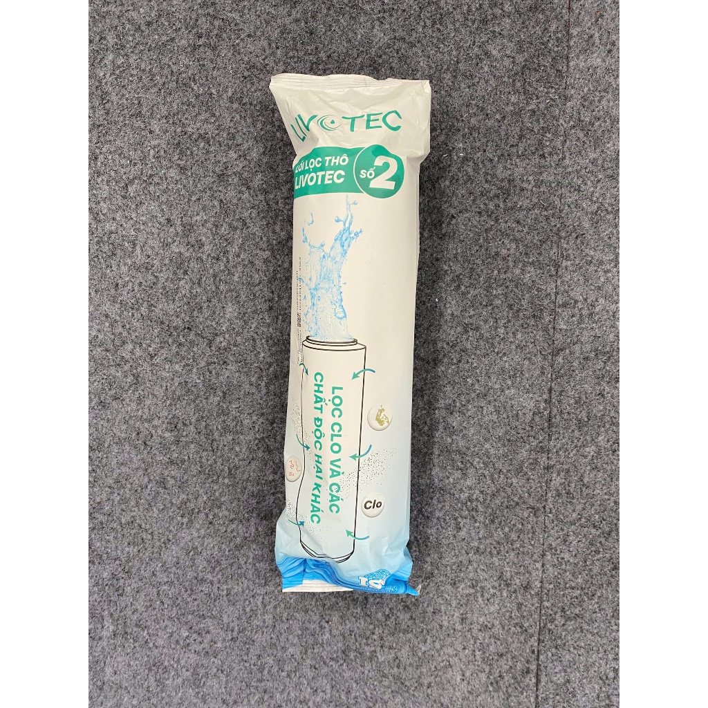 Bộ 3 lõi lọc nước 123 Livotec thương hiệu của Karofi dùng cho các máy Livotec, Karofi, Kangaroo thường - Hàng chính hãng
