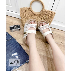 👢🩴👢Dép bánh mì quai lưới