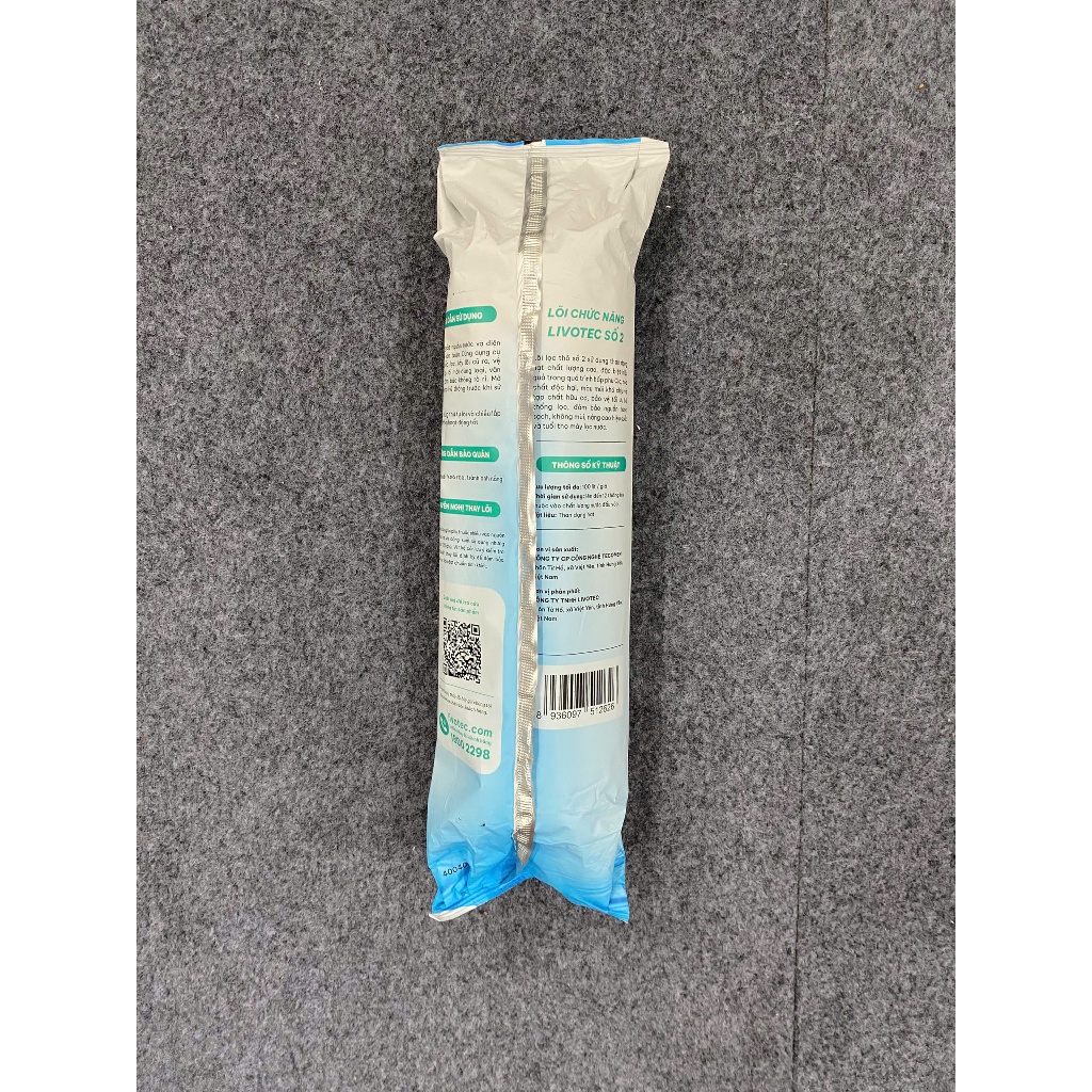 Bộ 3 lõi lọc nước 123 Livotec thương hiệu của Karofi dùng cho các máy Livotec, Karofi, Kangaroo thường - Hàng chính hãng