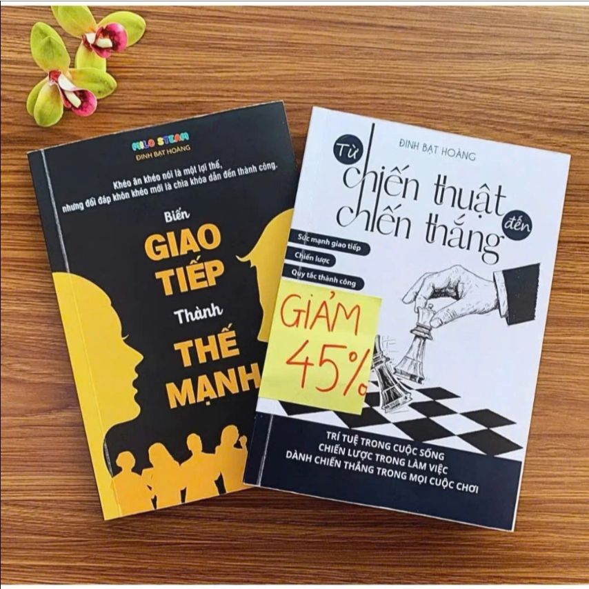 Bìa sách Combo Biến Giao Tiếp Thành Thế Mạnh + Từ Chiến Thuật Tới Chiến Thắng