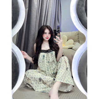 ĐỒ NGỦ LỤA LATIN ÁO DÂY