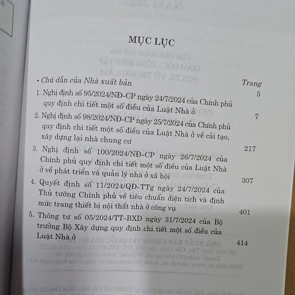 Sách - Combo luật nhà ở và Các văn bản Hướng dẫn thi hành luật nhà ở (NXB CTQGST)