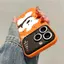 Khăn quàng đơn giản Puppy cho iPhone 17 trường hợp iPhone 16promax Dễ thương 15 Cửa sổ lớn 14/13/12 Hàng ngày
