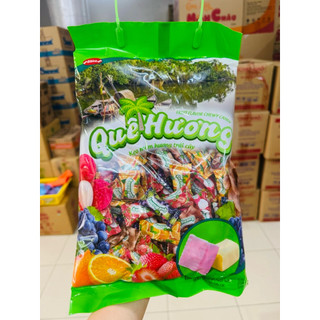 Kẹo mền trái cây thập cẩm Quê Hương túi 600g