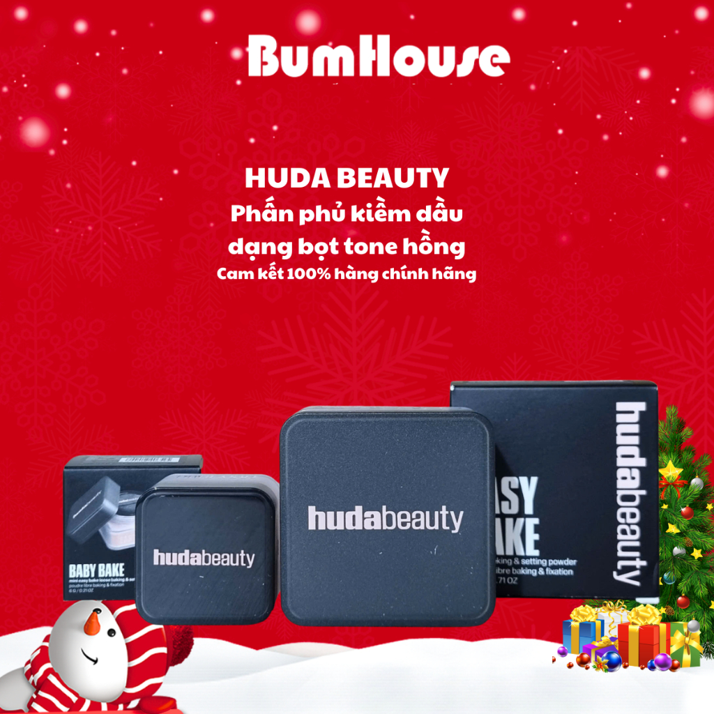 Phấn phủ bột huda beauty easy bake loose baking & setting powder 6g 20g_Missha