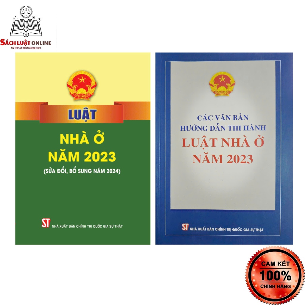 Sách - Combo luật nhà ở và Các văn bản Hướng dẫn thi hành luật nhà ở (NXB CTQGST)
