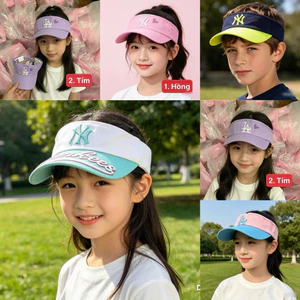 Mũ/Nón Lưỡi Trai Trẻ Em Size 49-53cm, Bé Trai Bé Gái Hàng Xuất Dư Đội Đi Chơi Thể Thao MU01