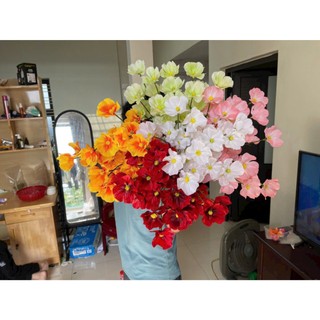 ĐẦU BÔNG HOA CÚC SAO NHÁY, CÚC BƯỚM, HOA LỤA GIẢ ĐẸP, SẮC NÉT, TRANG TRÍ DECOR,...