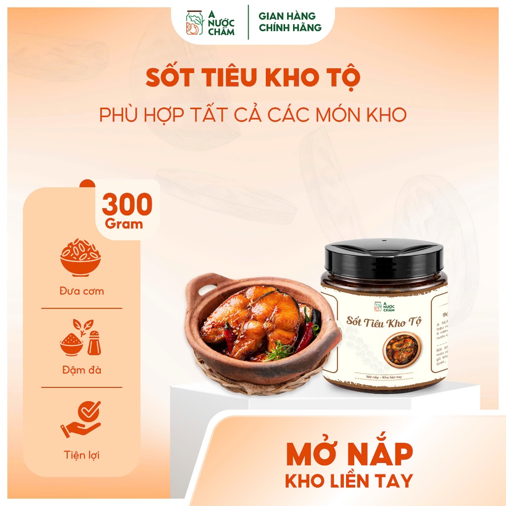 Sốt tiêu kho tộ - sốt kho thịt , kho cá, làm kho quẹt