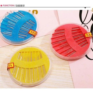 Kim Khâu Đa Năng, Kéo Bấm Cắt Chỉ, Vỉ Chỉ Thêu 21 Màu Trang Trí Đồ Thủ Công -​ Bộ Phụ Kiện May Vá Handmade