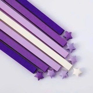 Giấy gấp sao 540 sợi/tông màu – Giấy xếp sao may mắn nhiều màu pastel – Giấy origami handmade làm sao trang trí DIY