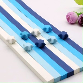 Giấy gấp sao 540 sợi/tông màu – Giấy xếp sao may mắn nhiều màu pastel – Giấy origami handmade làm sao trang trí DIY