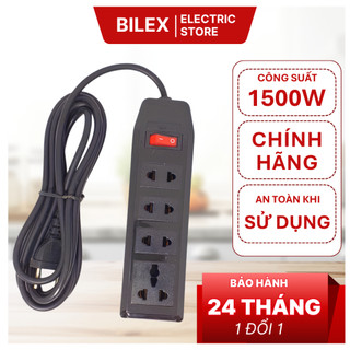 Ổ Cắm Điện Kéo Dài 4 Ổ Cắm Vinamax Dây Dài 5m, 3m Có Công Tắc Dây Dài Chống Cháy Nổ An Toàn