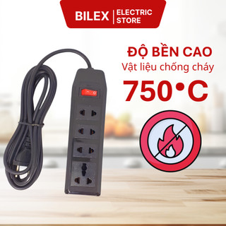 Ổ Cắm Điện Kéo Dài 4 Ổ Cắm Vinamax Dây Dài 5m, 3m Có Công Tắc Dây Dài Chống Cháy Nổ An Toàn