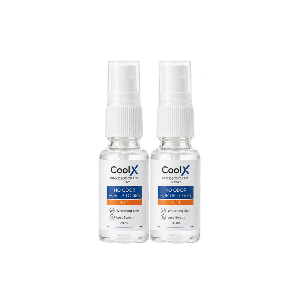 [MUA 1 TẶNG 1] COOLX PRO Xịt Khử Mùi Toàn Thân Tay Chân Nách cho Nam, Nữ  Hỗ Trợ Giảm Thiểu Mồ Hôi