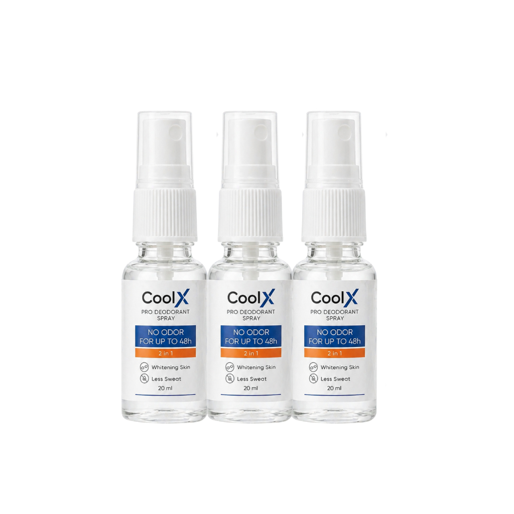 [MUA 1 TẶNG 2] COOLX PRO Xịt Khử Mùi Toàn Thân Tay Chân Nách cho Nam, Nữ  Hỗ Trợ Giảm Thiểu Mồ Hôi